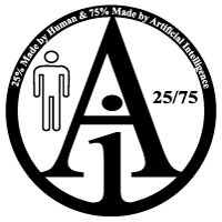 ACS Badge: 25% Human / 75% AI