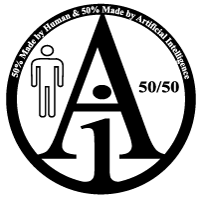 ACS Badge: 50% Human / 50% AI