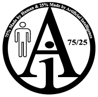 ACS Badge: 75% Human / 25% AI